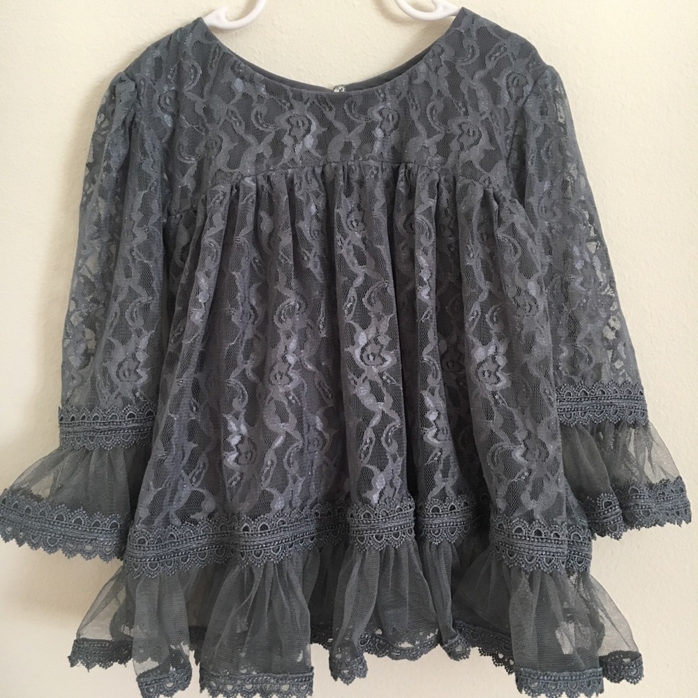 Handmade net lace top